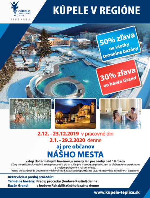 kúpele v regióne