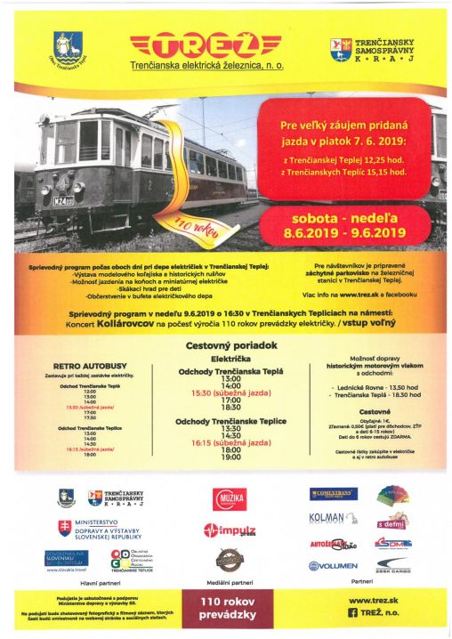 110 rokov električky