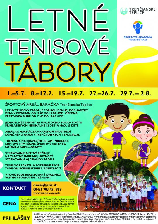 tenisový tábor